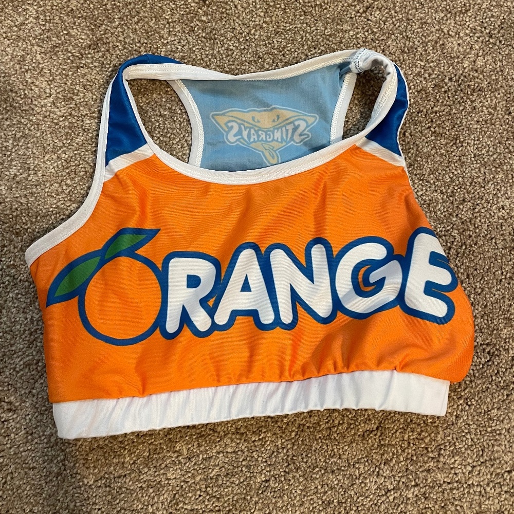 Stingrays Orange Practice Bra